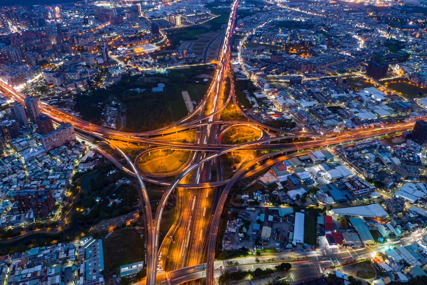 鼎金交流道 實景照